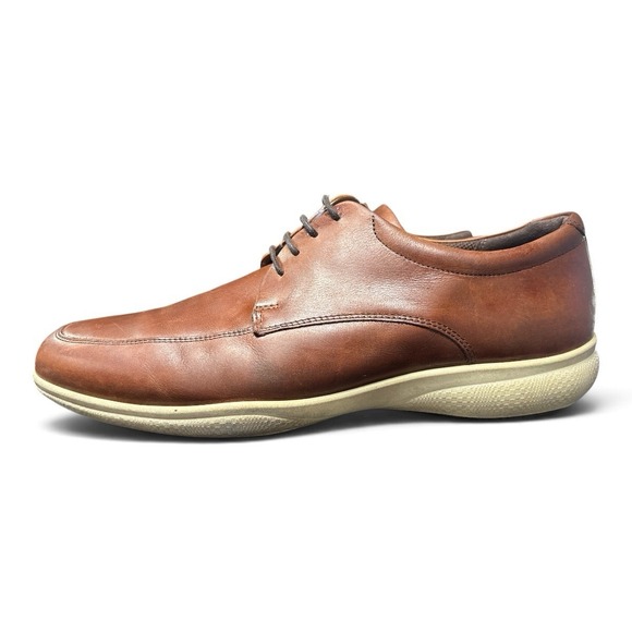 Ecco Other - ECCO Men's Brown Leather Apron Toe Oxford Comfort Shoes EU 43 US 9–9.5